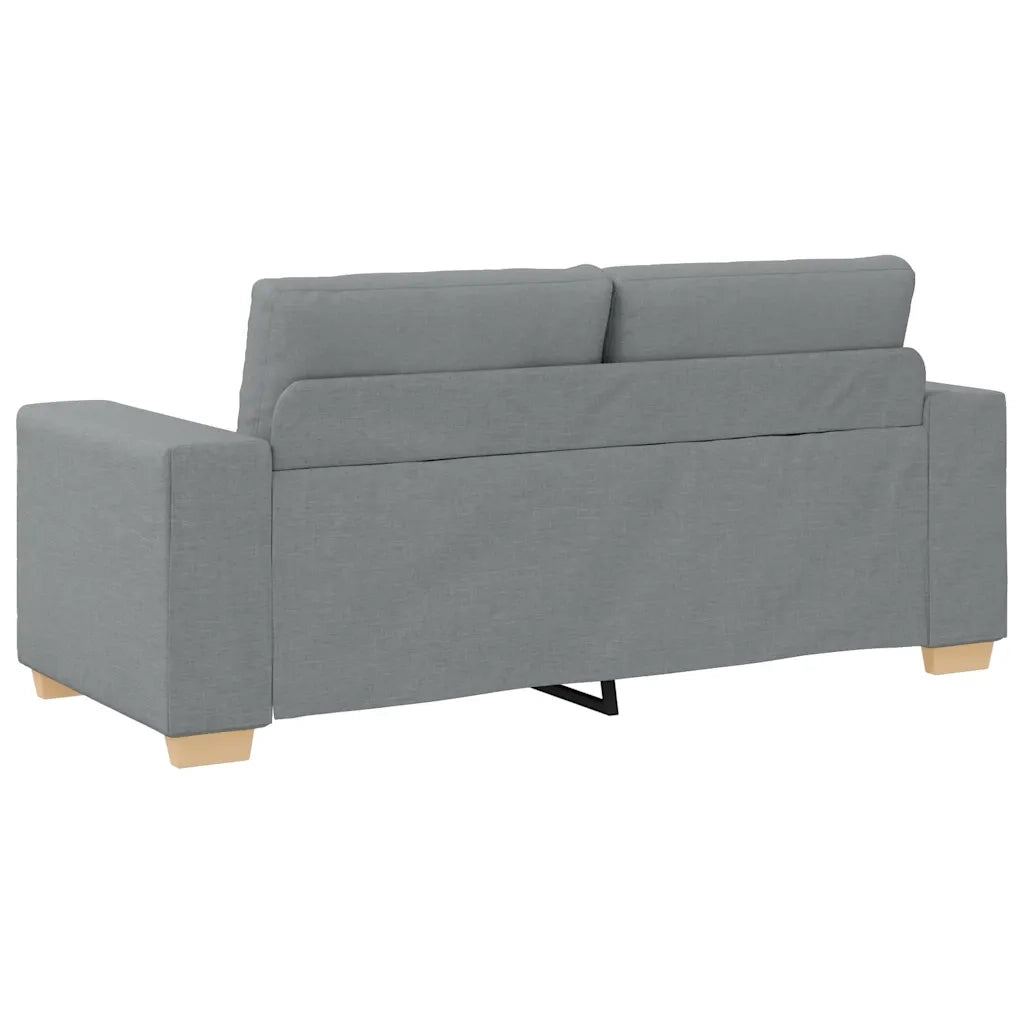 Divano Divanetto-Sofa Grigio Chiaro 140 cm in Tessuto
