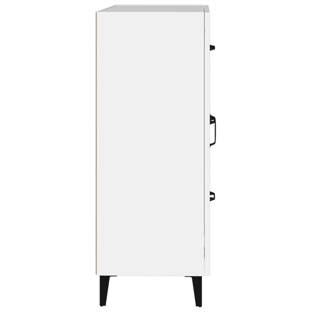 Credenza Bianca 69,5x34x90 cm in Legno Multistrato 812213