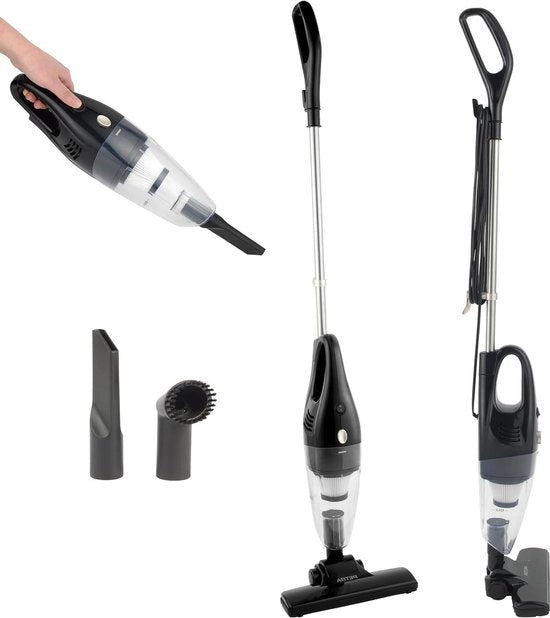 Aspirapolvere 2 in 1 - aspirapolvere a sacco da 1 litro con filtro HEPA e 16 kPa di potenza di aspirazione