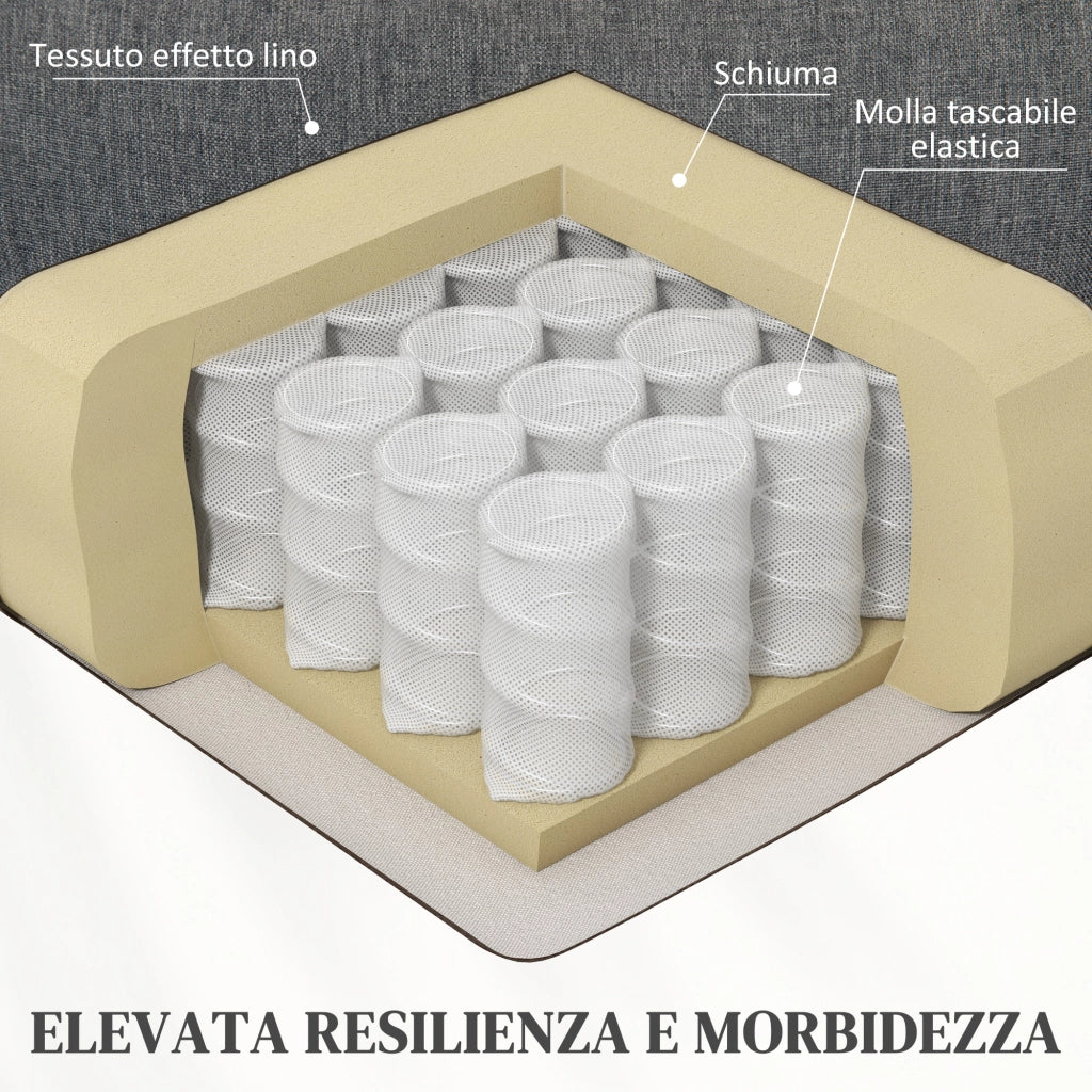 Poltrona Alzapersona Elettrica con 8 Punti Vibranti, 4 Modalit¨¤ di Massaggio e Riscaldamento, Grigio