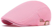 Cappello avvolgente, berretto estivo, mesh vuoto, universale, protettivo e respirante, regolabile, rosa