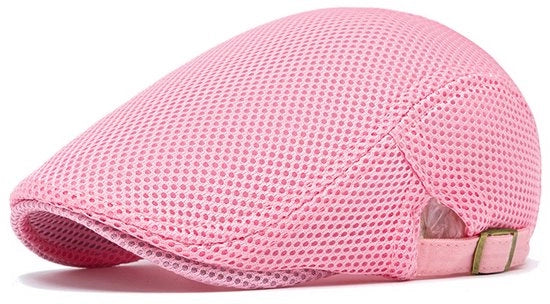 Cappello avvolgente, berretto estivo, mesh vuoto, universale, protettivo e respirante, regolabile, rosa