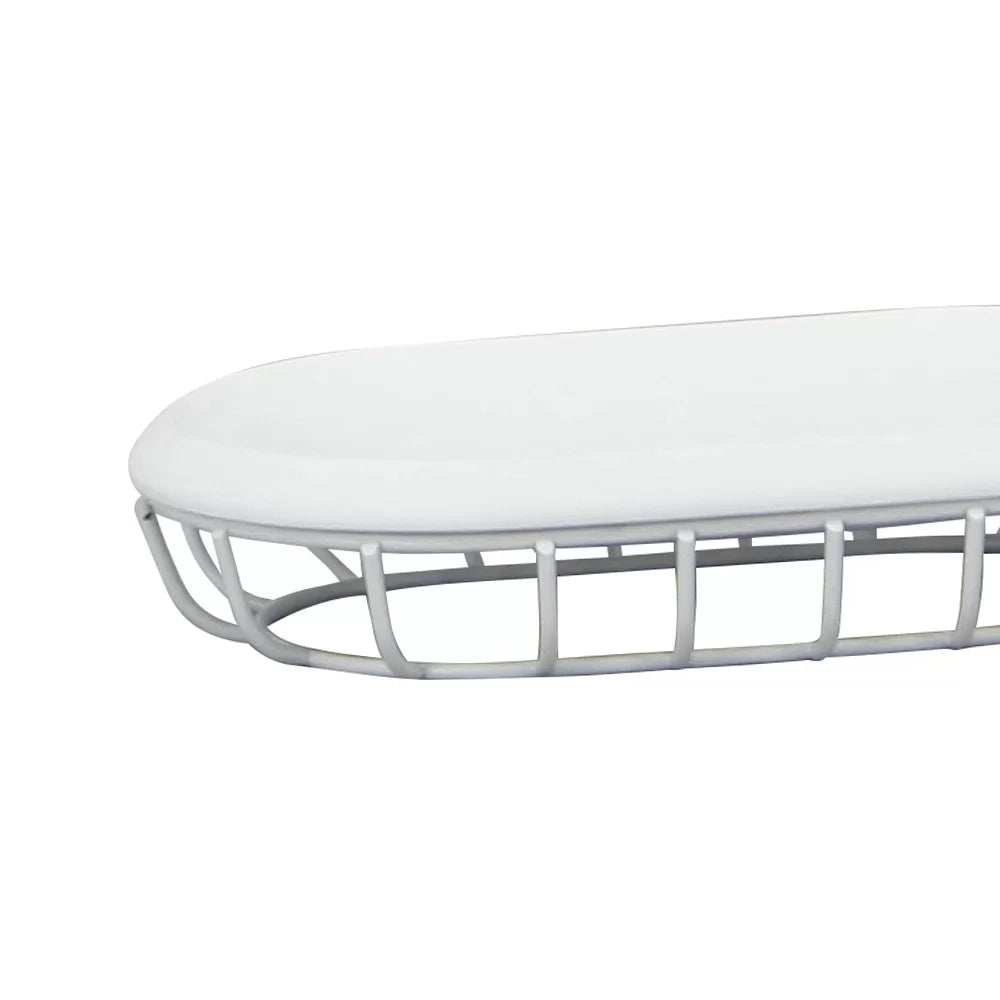 Porta sapone bianco - serie grid