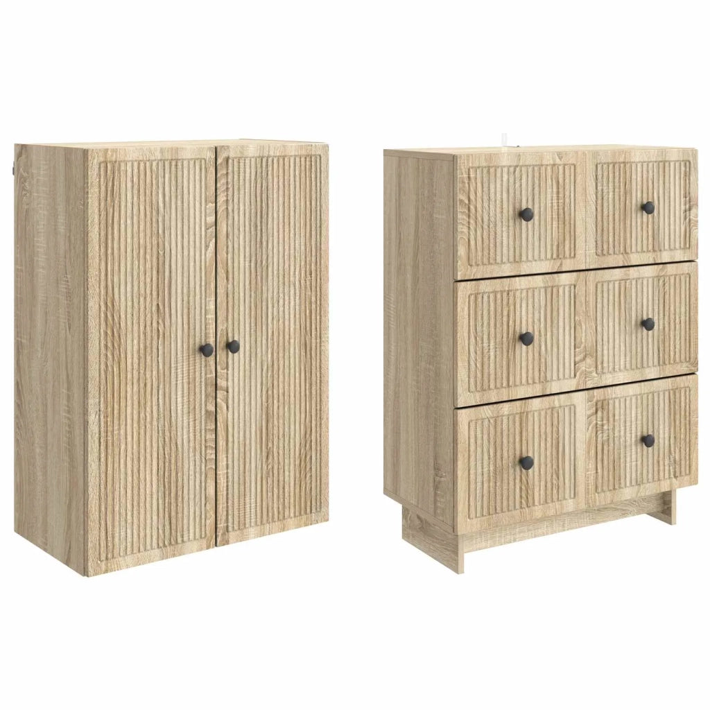 Set di armadi 2 pcs 66 x 34,5 x 90 cm Legno ingegnerizzato 3416378