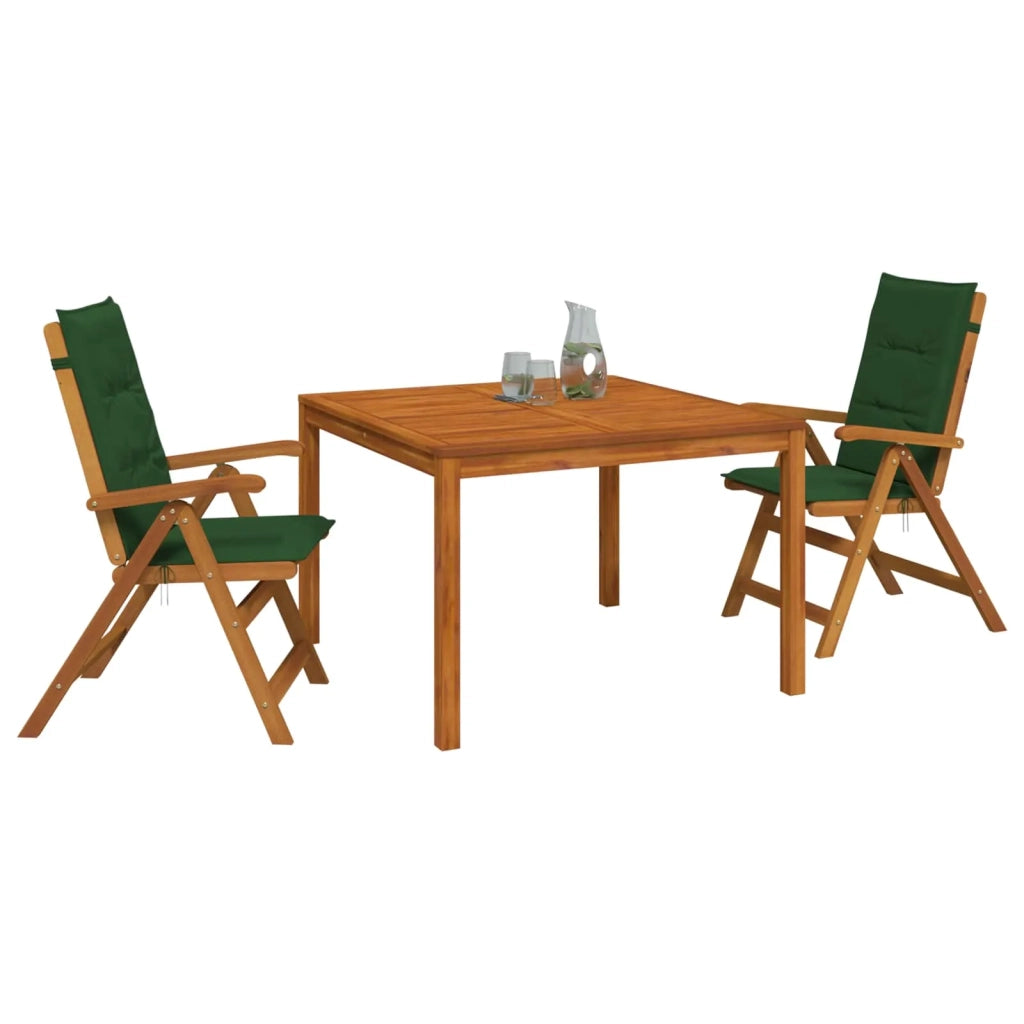 Set da pranzo da giardino 3 pezzi 3 pz Naturale 3434613