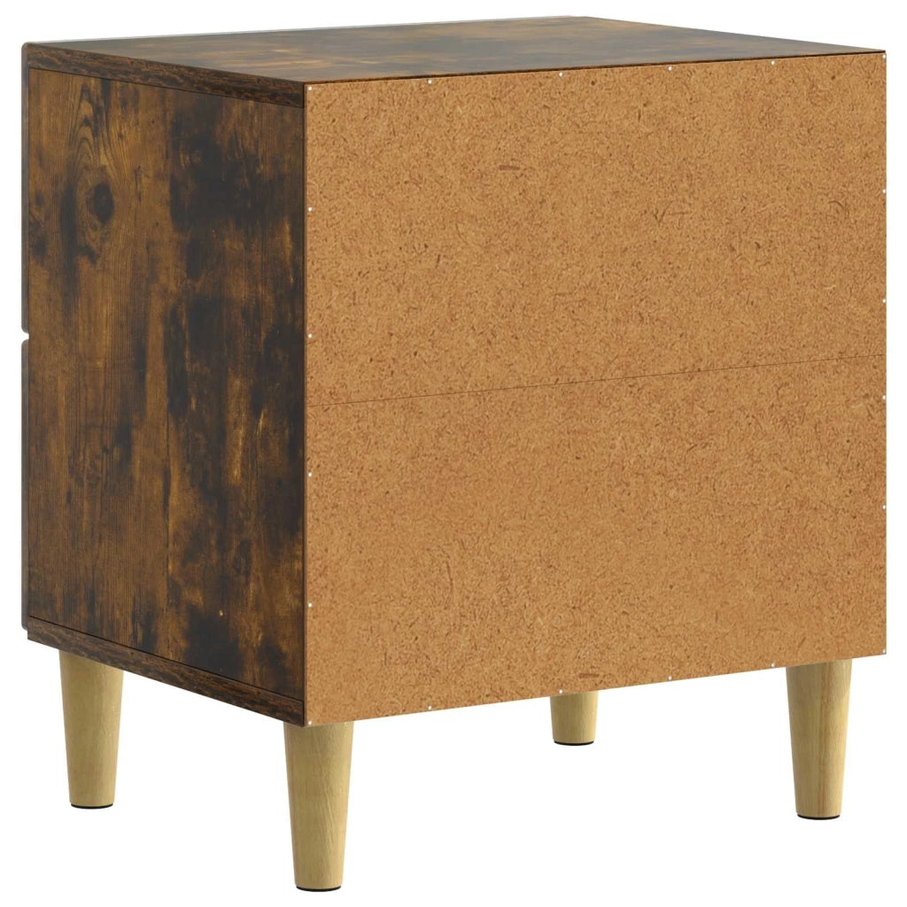 Armadio da Notte Rovere Fumo 43 x 34,5 x 48 cm 894535
