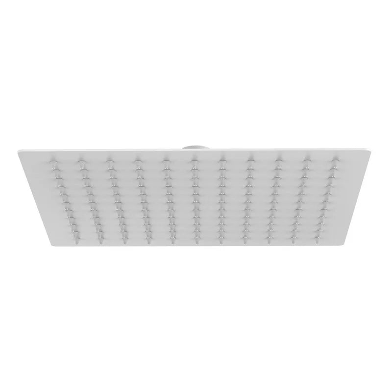 Soffione quadrato 25 x 25 cm bianco - serie Giove