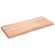 Ripiano Muro Marrone 120x50x(2-6) cm Massello Rovere Trattatocod mxl 95712
