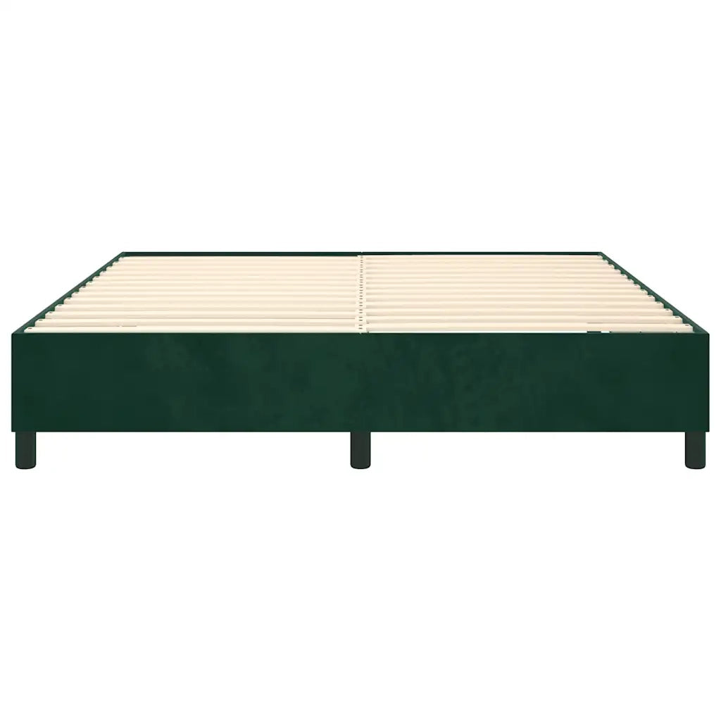Giroletto a Molle Verde Scuro 180x200 cm in Velluto cod mxl 60871