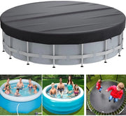 Copertura per piscine impermeabile - Telaio circolare - 420D stoffa oxford - Resistente alle abrasioni - Protezione contro le contaminazioni - Efficacia energetica - Kit di copertura per piscine