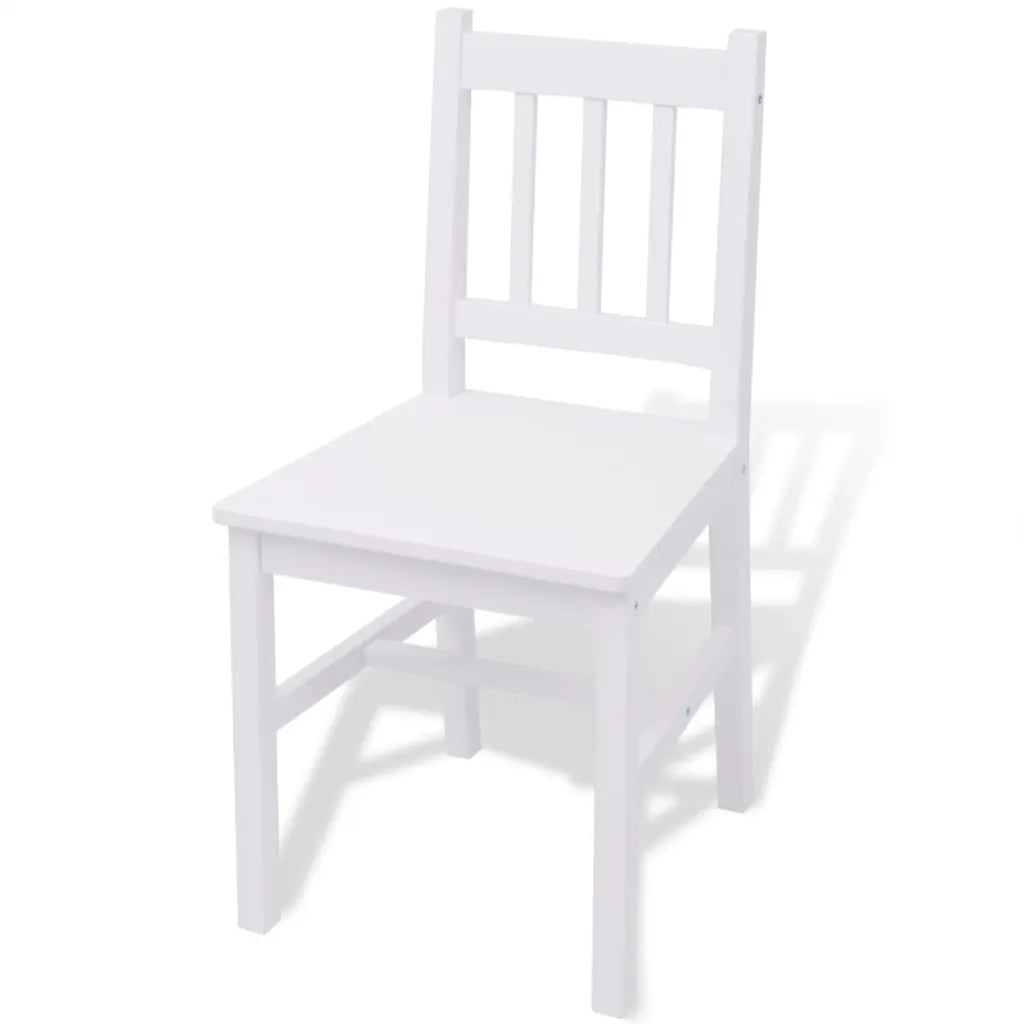 Set Tre Pezzi da Pranzo in Legno di Pino Bianco CFW1467281