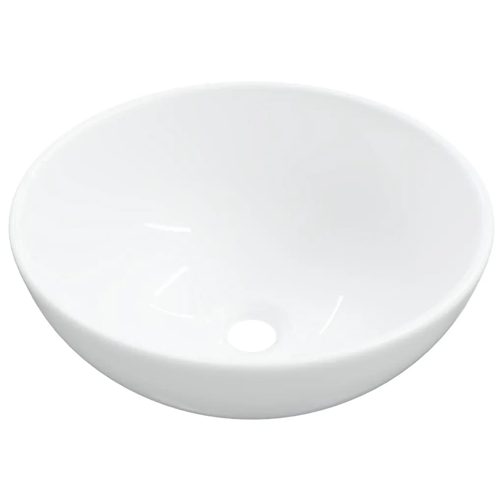 Lavandino Bianco 28x28x10 cm Ceramica 242569