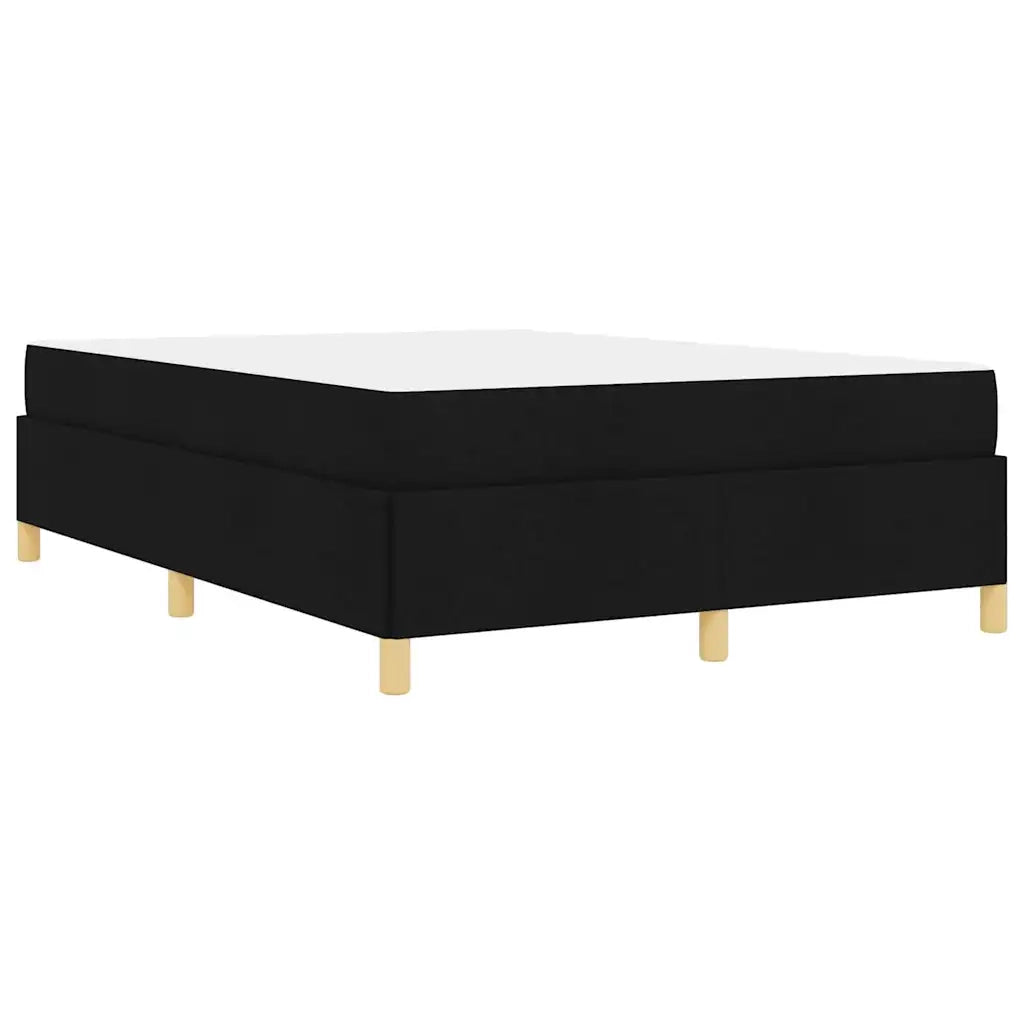 Struttura del letto con materasso Nero 160 x 200 cm Tessuto 3398950