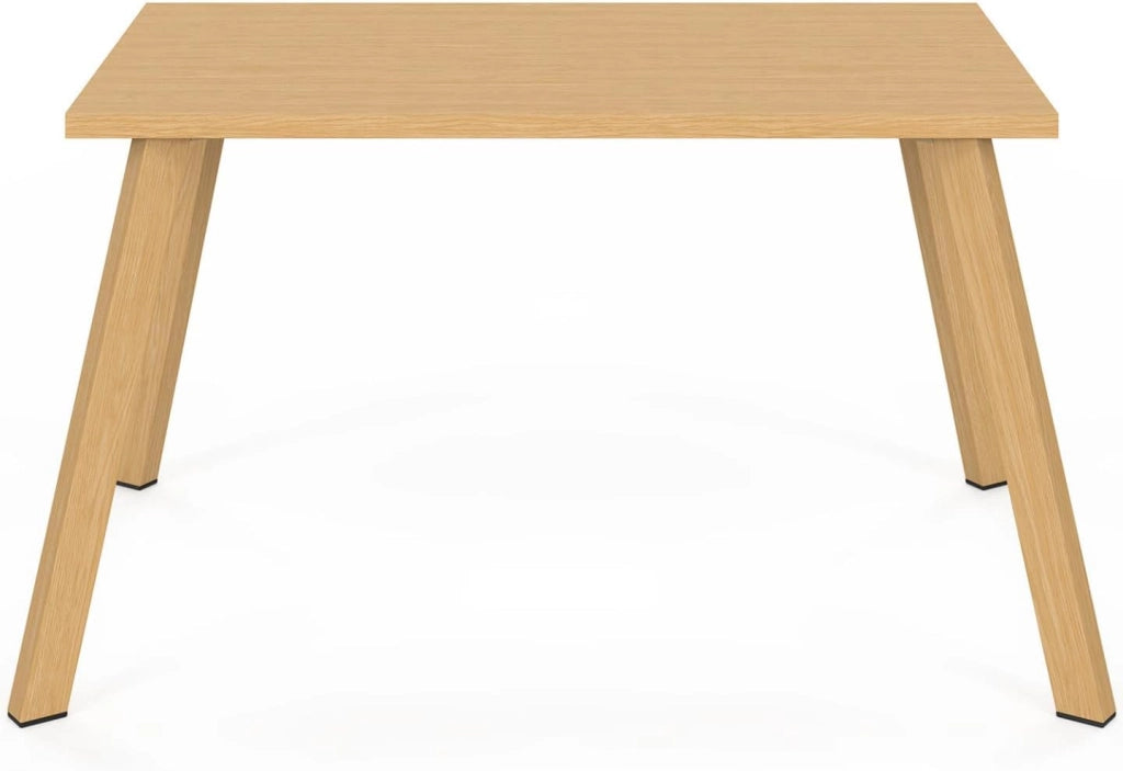 Set di mobili da Giardino Bassi Malta, 4 posti, Struttura in Metallo Effetto Legno, Strisce e Cuscini Beige