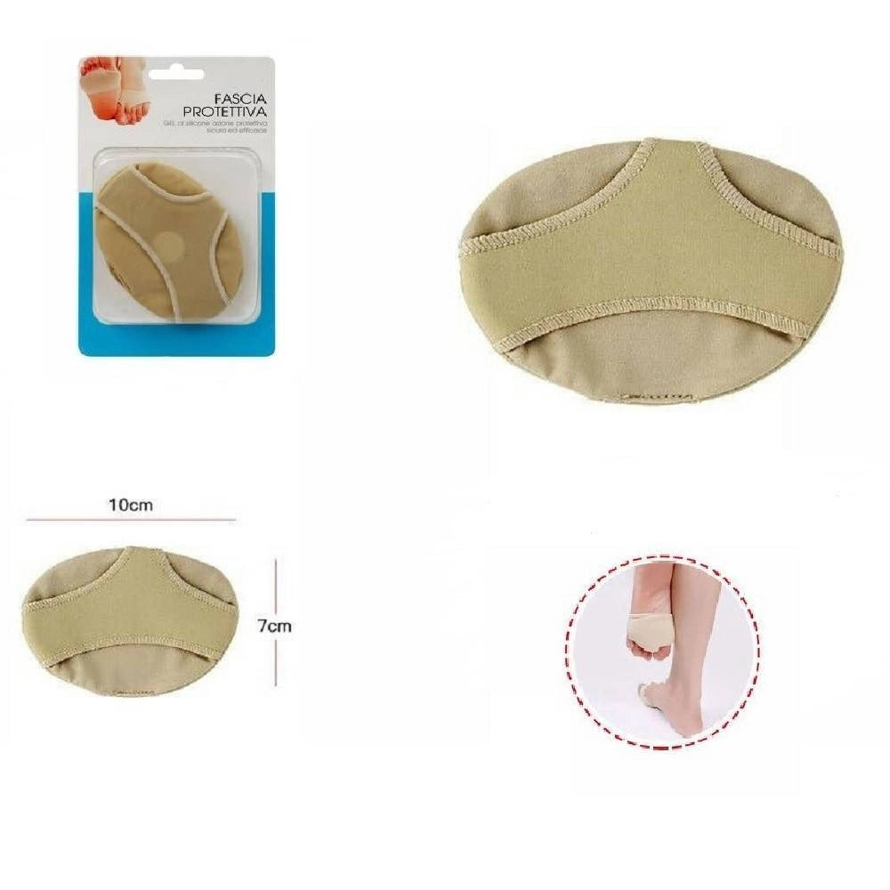 Trade Shop - Coppia Cuscinetto Fasce Fascia Metatarsali Cura Protezione Pianta Piedi 66770 -