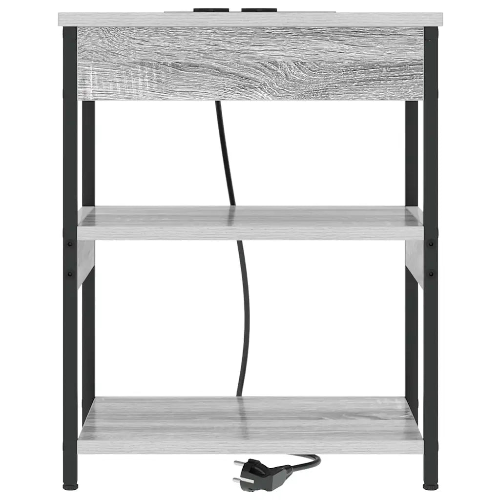 Armadio da Notte Grigio Sonoma 41 x 31 x 51 cm 859541