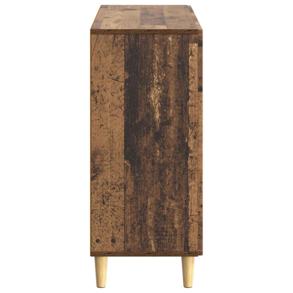 Credenza | Madia | Buffet da pranzo | Armadio da pranzo Legno antico 89 x 34,5 x 80 cm Legno ingegnerizzato