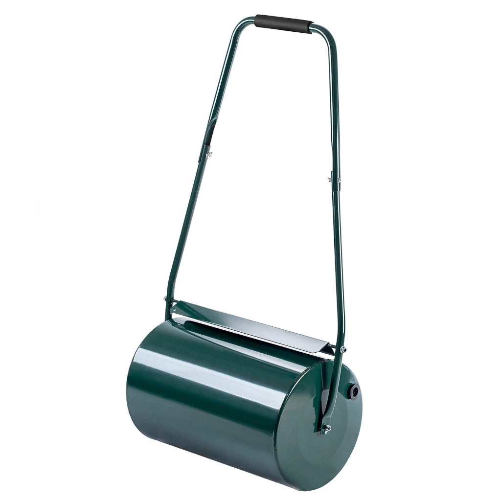Rullo per erba KADAX 40L, compattatore per terreno in metallo per prato e giardino, 50 cm