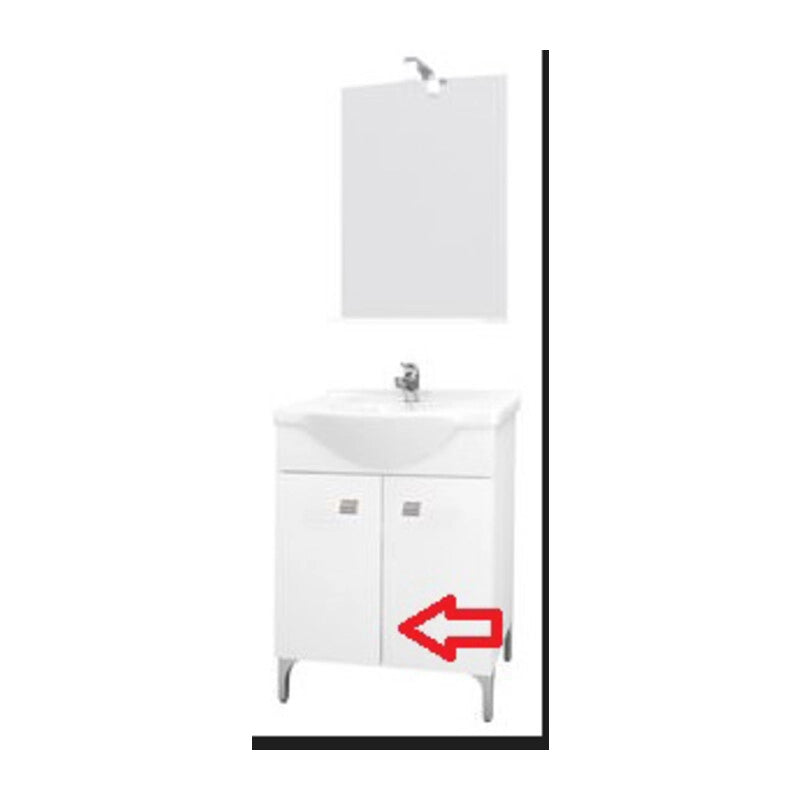 R BASE X MOBILE BAGNO DESY 58  BIANCO- 1,0 pz
