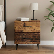 Armadio da Notte con cassetto Legno antico 43 x 34,5 x 47,5 cm 894771