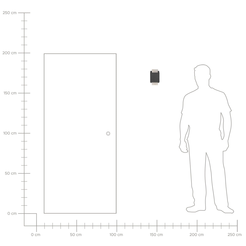 Lampada da parete da esterno a LED in metallo per porta d'ingresso e portico nero stile tradizionale