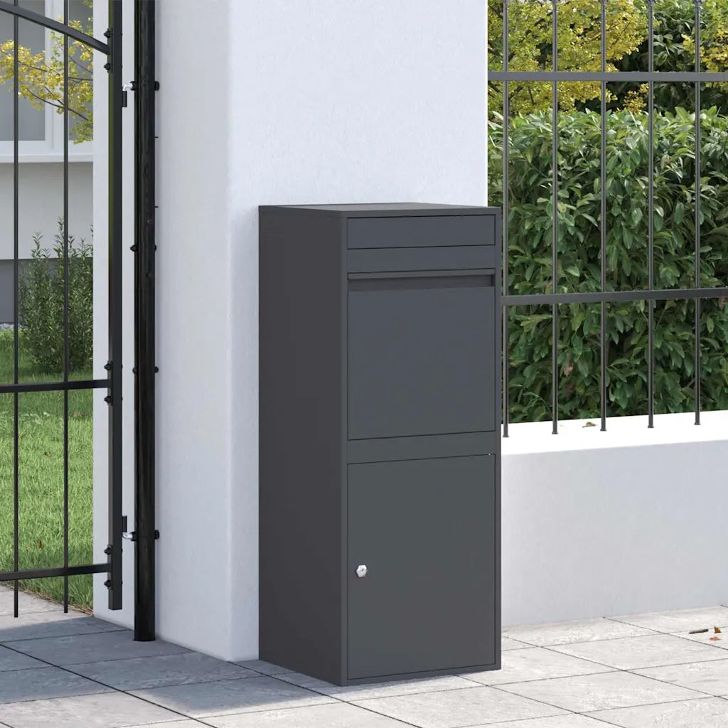 Cassetta per pacchi Antracite 41 x 38 x 103 cm Acciaio