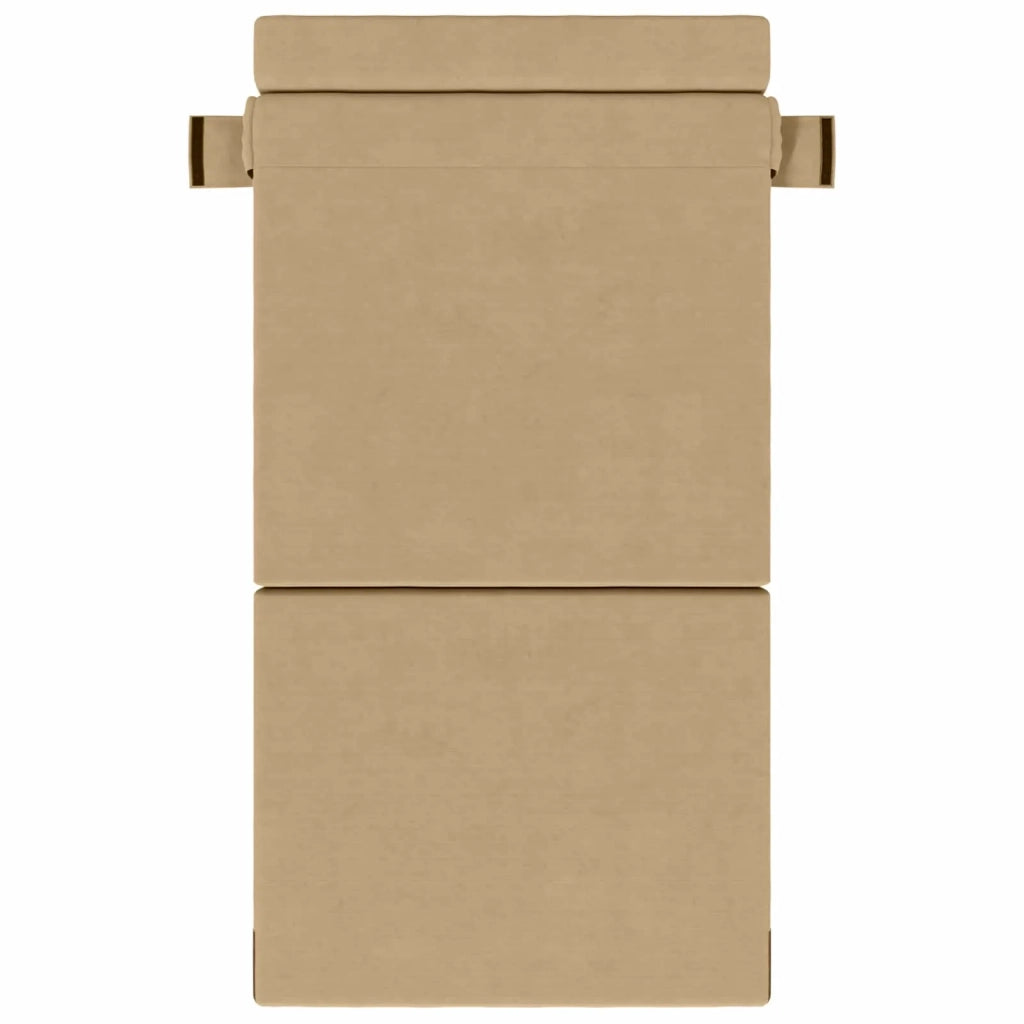 Divano Letto Pieghevole Verde Grigio 70 x 72 x 60 cm Tessuto 900083