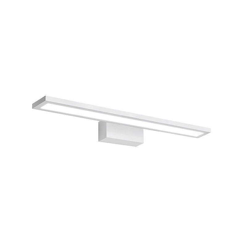 READ Applique da bagno LED 10W 900lm 3000K IP20 Bianca - Rossini Illuminazione - Lampada a parete sottile per specchi e quadri in metallo