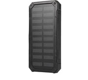 Powerbank 20000 mAh con Alta Capacità - Powerbank con Energia Solare - Due Porte USB - Caricabatteria Portatile - Ricarica Solare Rapida - Adatto per Sport e Viaggi - Powerbank con Energia Solare