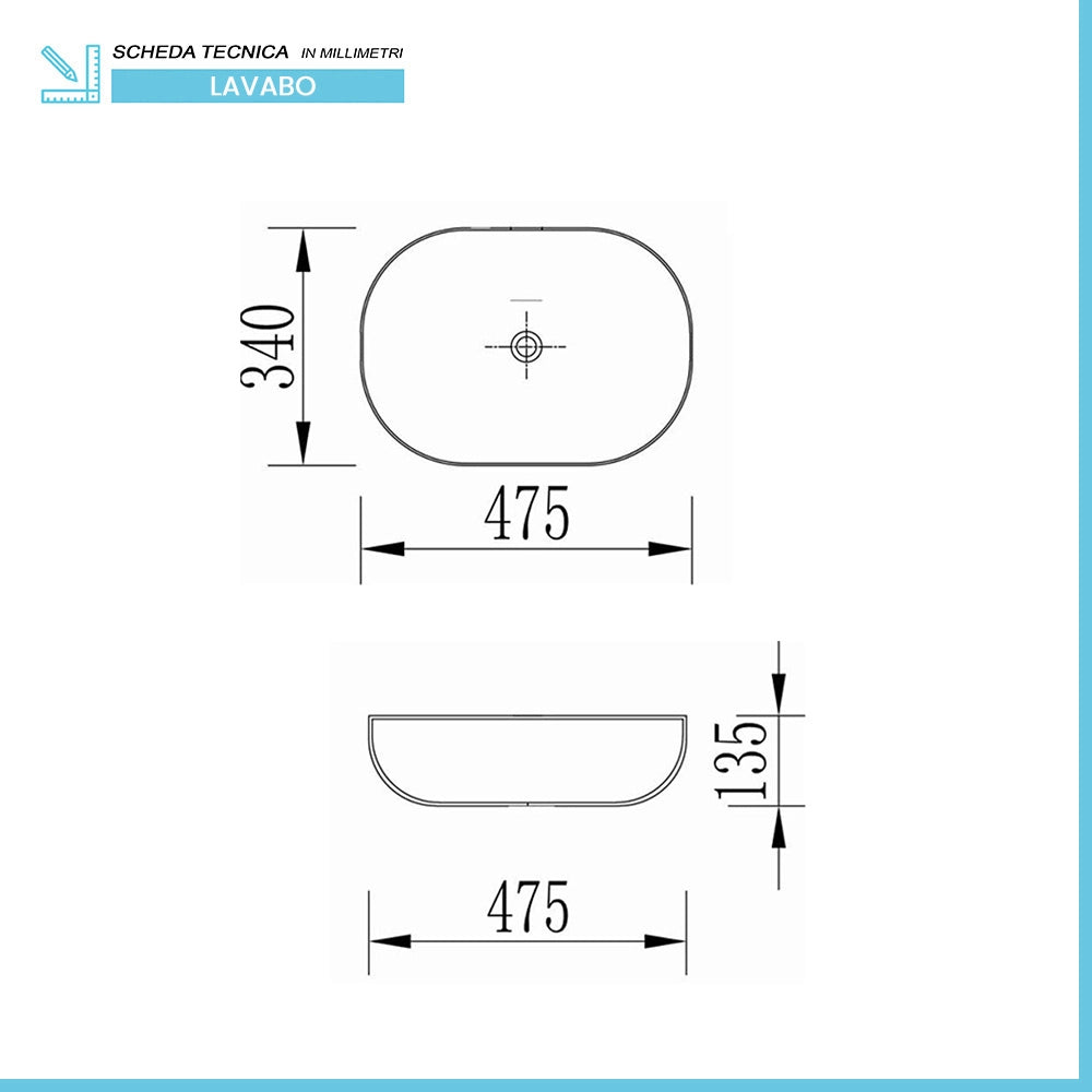 Mobile bagno sospeso 80 cm bianco e rovere con cassetti soft-close Kleo