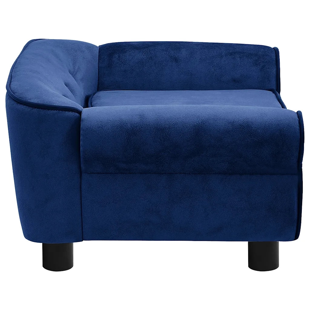 Divano per Cani Blu 72x45x30 cm in Peluche CFW6466643