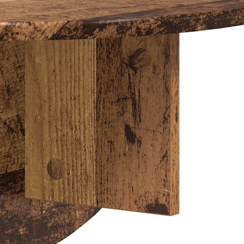 Scaffale da parete 2 pcs Legno vecchio 48 x 24 x 24 cm 891445