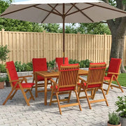 Set da pranzo da giardino 7 pezzi Naturale 3434582
