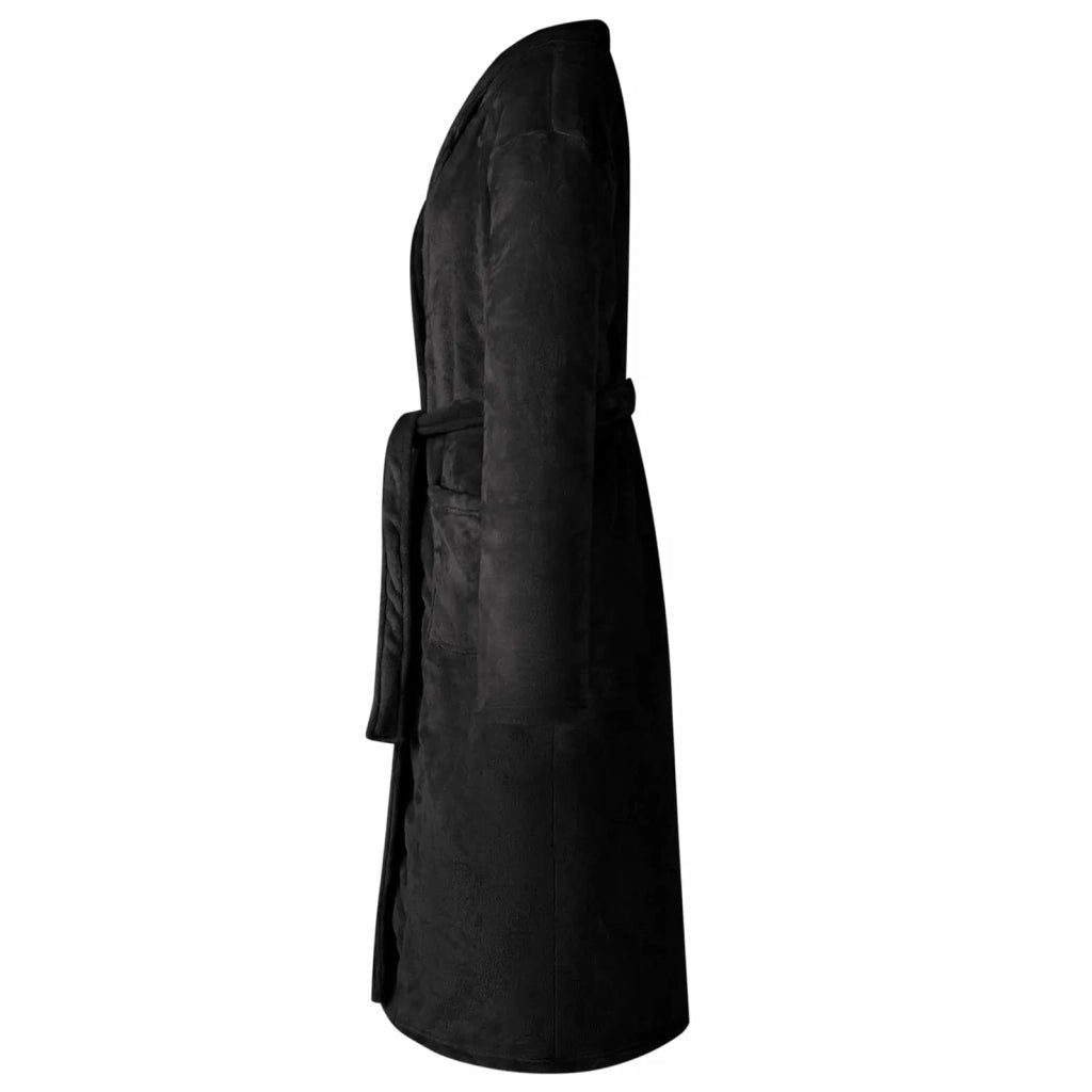 Accappatoio senza Cappuccio Nero xxxl Flanella CFW7266178