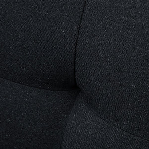 Divano Letto 3 Posti Reclinabile con Bracciolo Tavolino a Ribalta  in Tessuto Effetto Lino Grigio