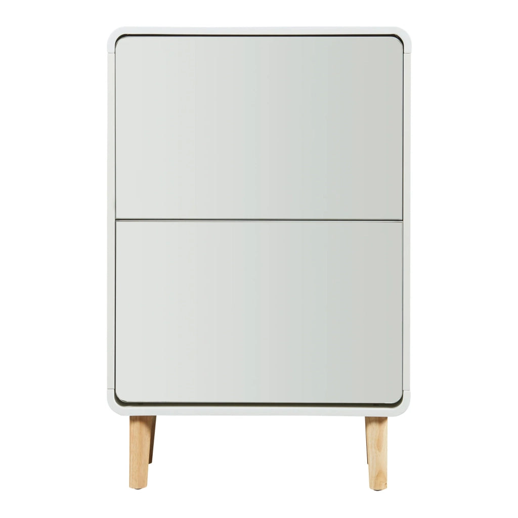 Scarpiera scaffale portascarpe 96 x 63 x 24 cm bianco 03_0010115
