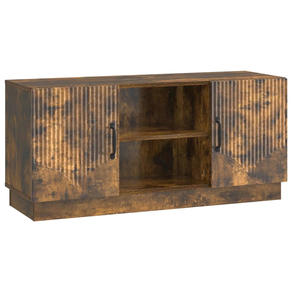 Mobile TV | Armadietto TV | Mobile Porta TV Rovere Fumo 102 x 34,5 x 47 cm Legno ingegnerizzato