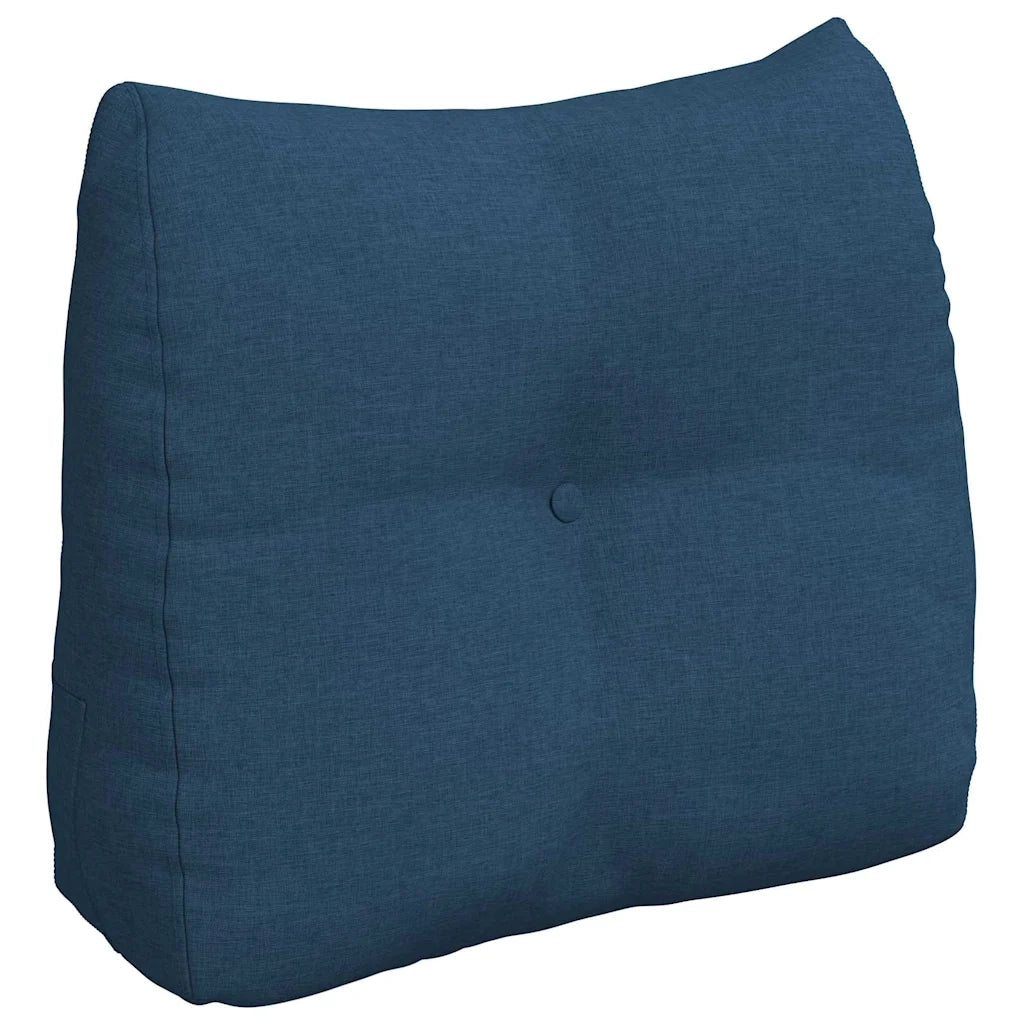 Cuscino per Schiena Blu 60 x 24 x 50 cm Tessuto 42014391
