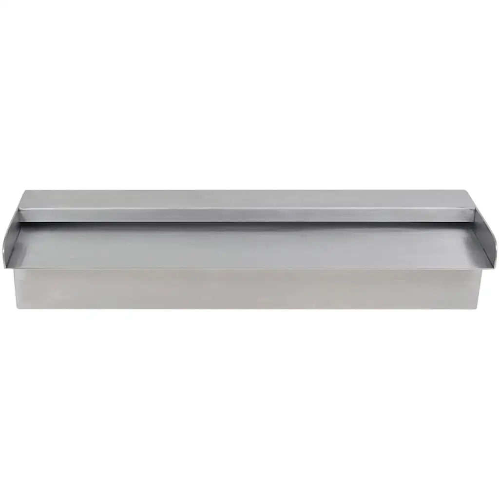 Fontana a Cascata per Giardino Rettangolare Acciaio Inox 45 cm 41666