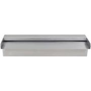 Fontana a Cascata per Giardino Rettangolare Acciaio Inox 45 cm 41666