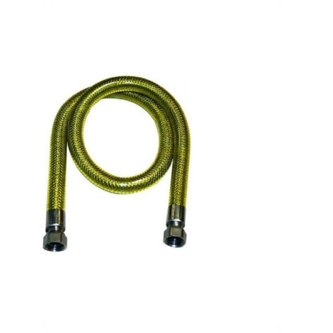 TUBO FLESSIBILE per gas gpl metano ACCIAIO INOX MBM 0,5 mt 1/2"  FF CE 14800