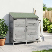 Capanno da Giardino Grigio 106,5 x 56 x 113,5 cm