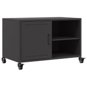 Mobile TV | Armadietto TV | Mobile Porta TV Nero 68x39x43,5 cm in Acciaio