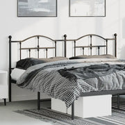 Testiera di Ricambio in Metallo Nero 180 cm 353475