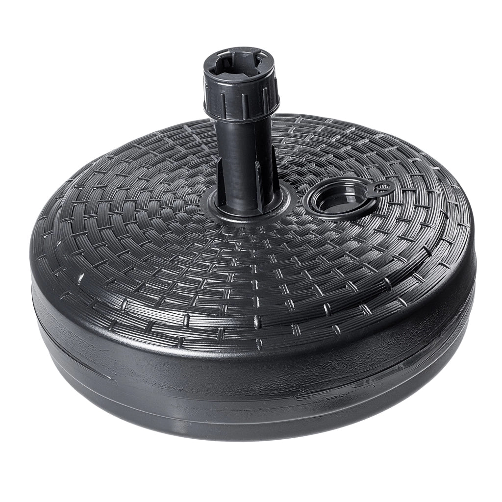 Base per ombrellone da giardino KADAX, rotonda, 39 cm, con peso, grigia