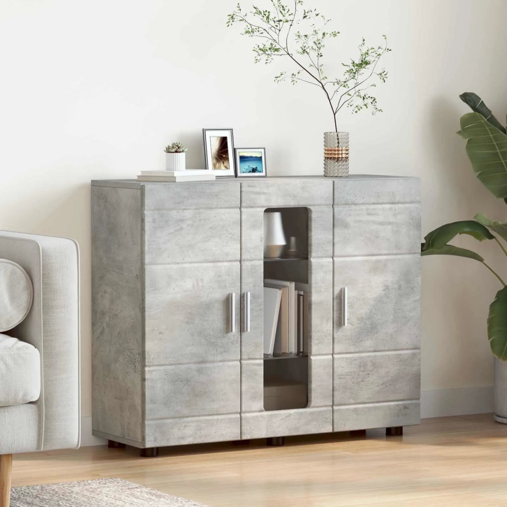 Armadio in Legno Grigio cemento 88,5 x 30,5 x 73 cm 880304
