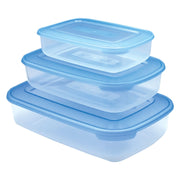 CONTENITORE RETTANGOLARE IN PLASTICA SET 'FRIGO BOX'