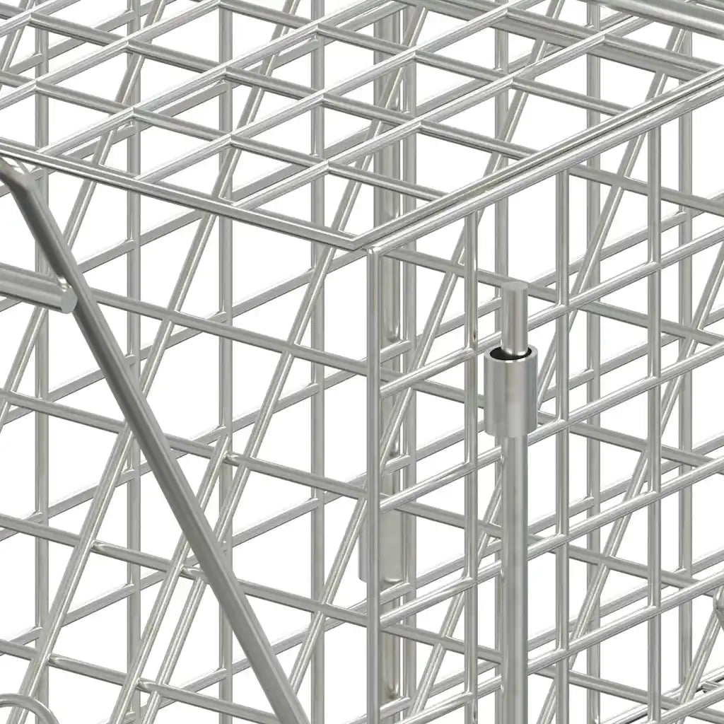 Trappola per animali 64,5x25x26,5 cm in ferro zincato 154933