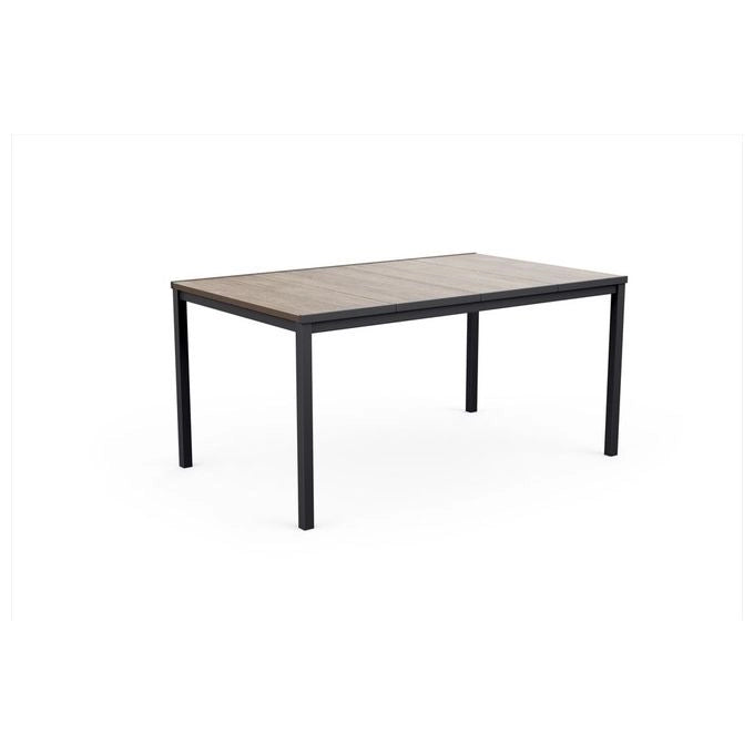 Keter 260567 tavolo da esterno Nero, Legno Forma rettangolare