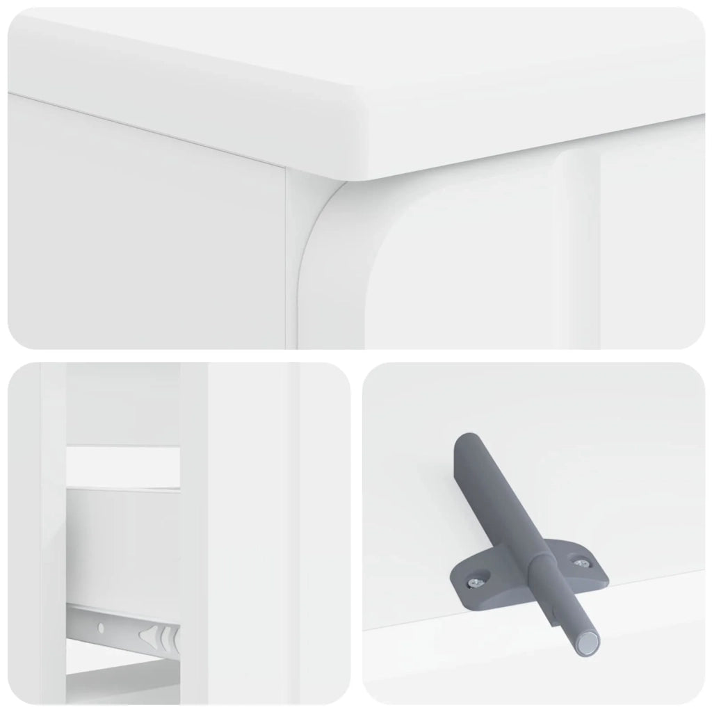 Armadio per Lavabo da Bagno ZWOLLE Bianco 82 x 41 x 58,5 cm 896355